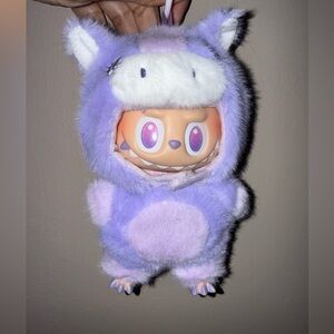 Labubu outfit only- Purple 2 pc horse outfit